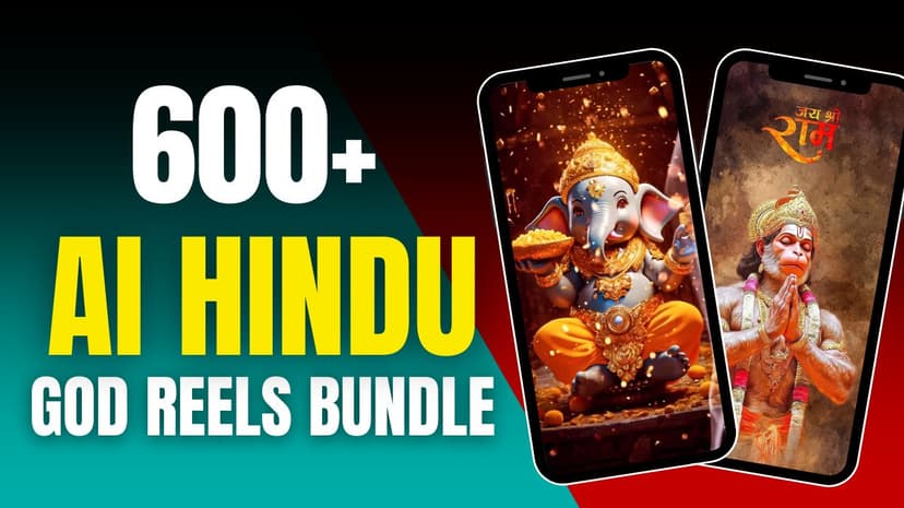 600+ AI Animated Hindu God Reels Bundle