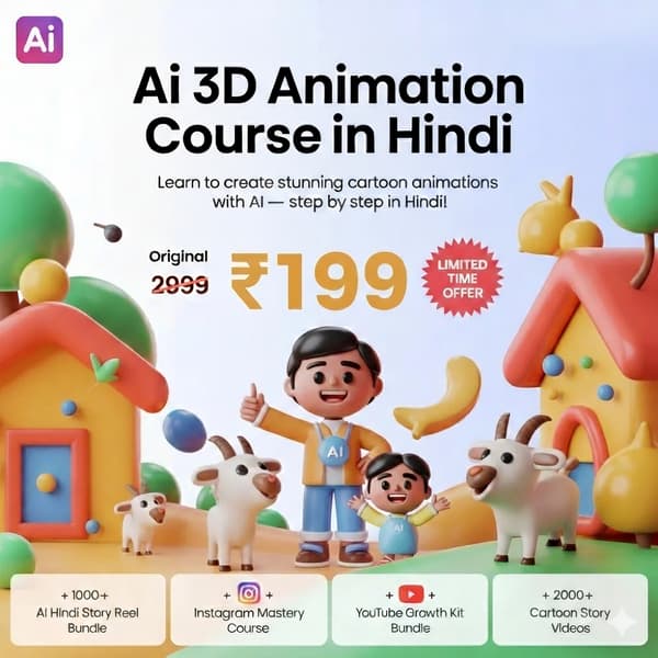 AI 3D Animation Course