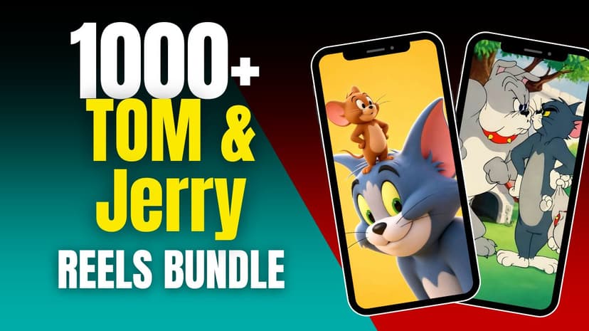 1000+ Funny Tom and Jerry Reels Bundle