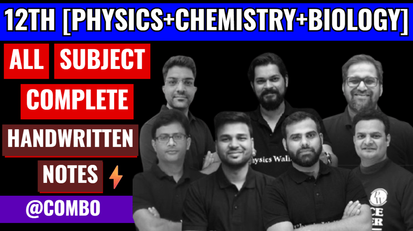 All Subjects Notes.pdf Class 12th All Subject Handwritten Notes (Pdf)