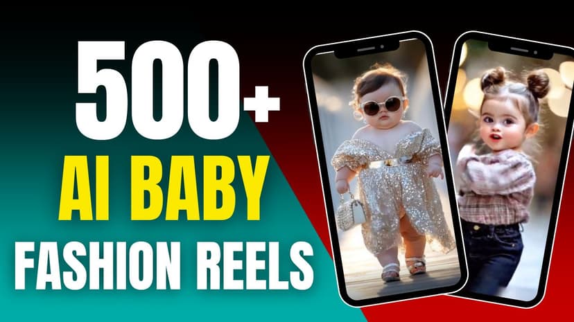 500+ AI Baby Fashion Reels Bundle