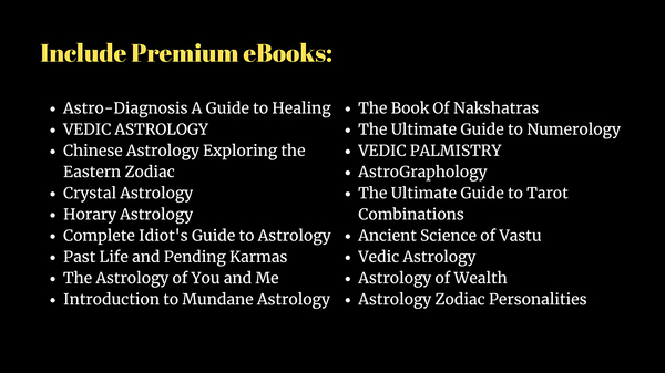 Og Rashi Books Astrology 50+ eBooks Mega Bundle!