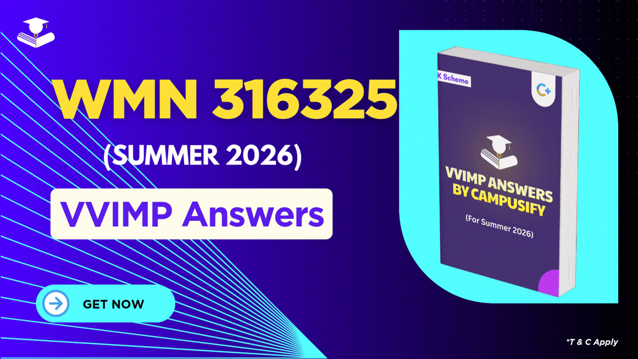 Wmn Model Answer Paper WMN VVIMP + Answer Campusify