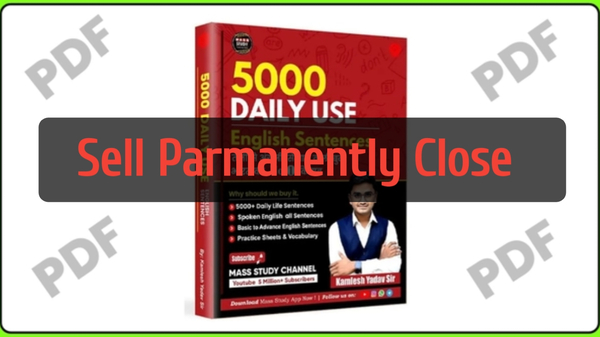 Mass Study.pdf Mass Study 5000+ Daily use English sentance Digital Book PDF