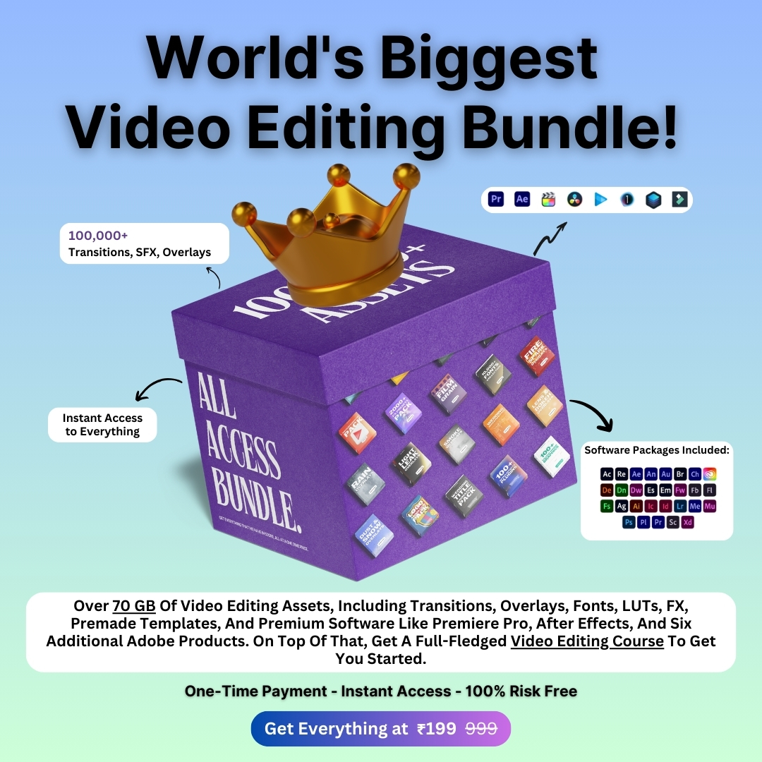 World's Biggest Video Editing Bundle!