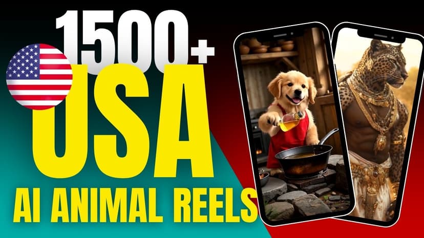 1500+ USA AI Animal Reels Bundle