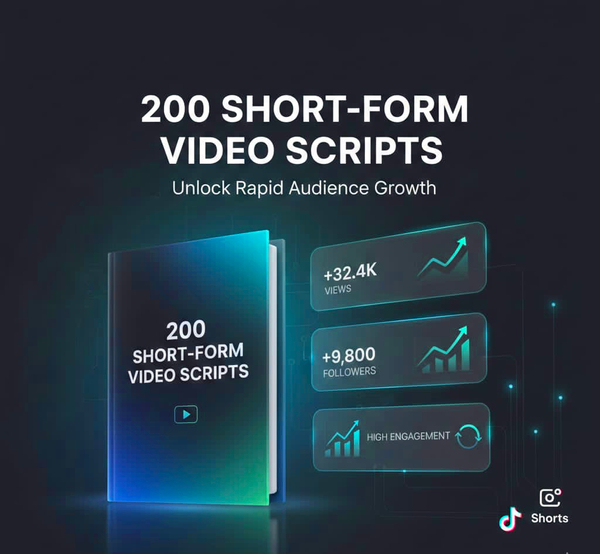 200 Short-Form Video Scripts to Boost Views & Followers