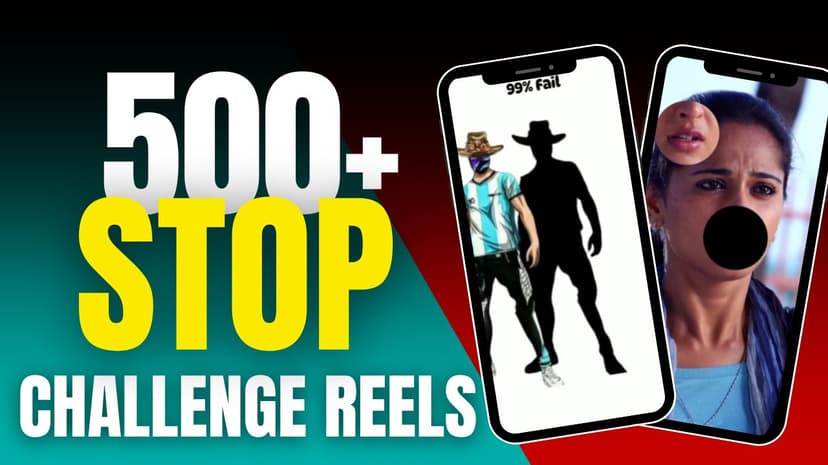 500+ Stop Challenge Reels Bundle (Scroll-Stop)