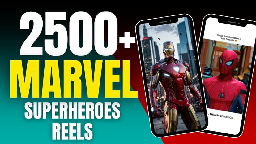 2500+ Marvel Reels Bundle (Superheroes)