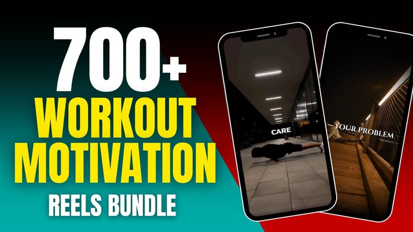 700+ Workout Motivation Reels Bundle
