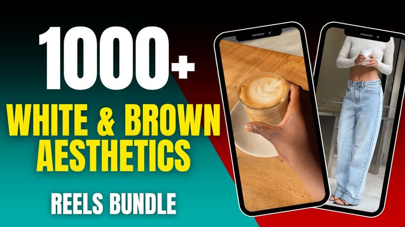 1000+ Rich Aesthetics Reels Bundle (B&W)