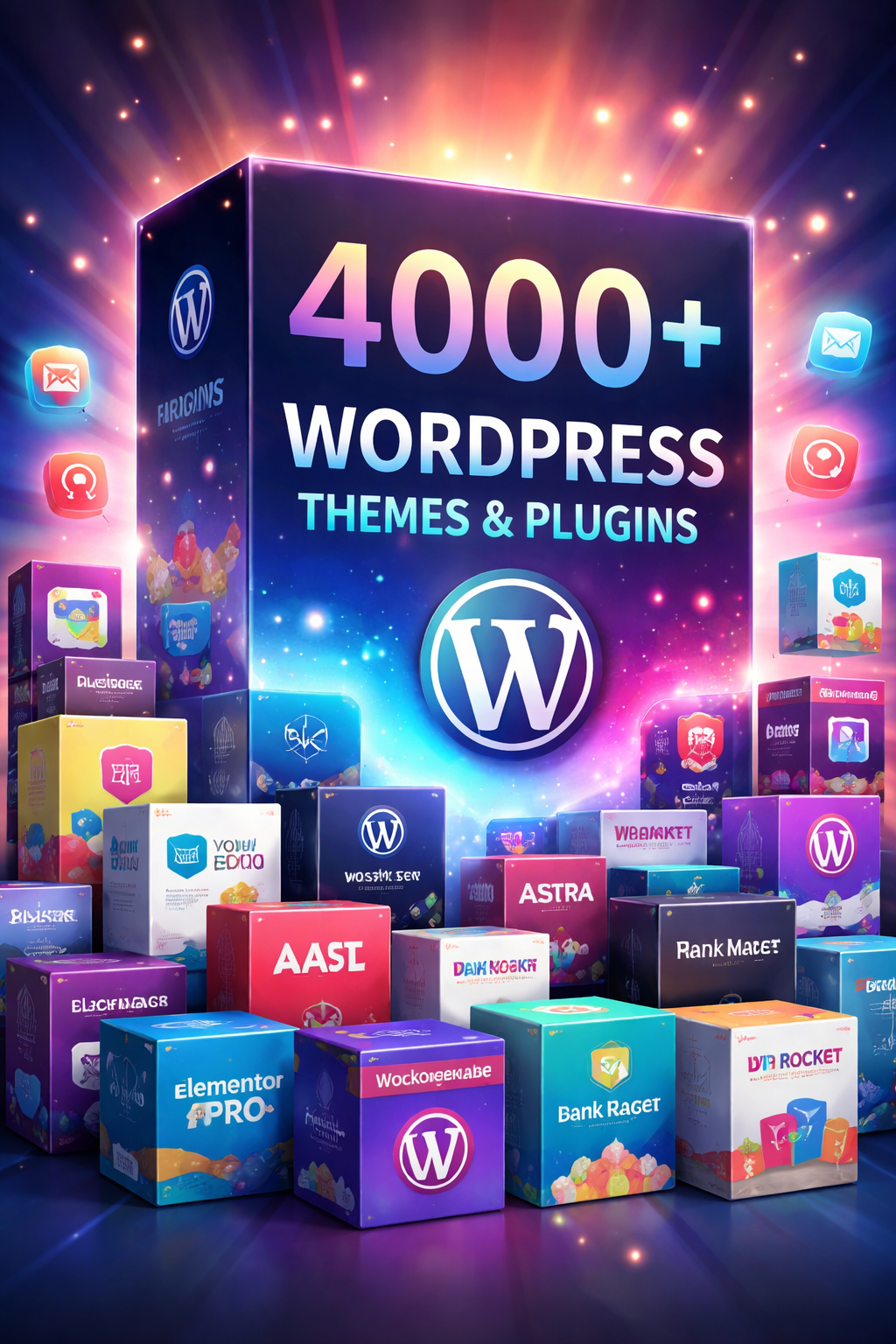 🚀 4000+ WordPress Themes & Plugins Bundle (Ultimate Website Toolkit)