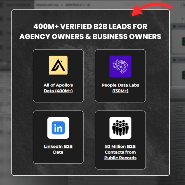 400+ MILLION VERIFIED DATABASE