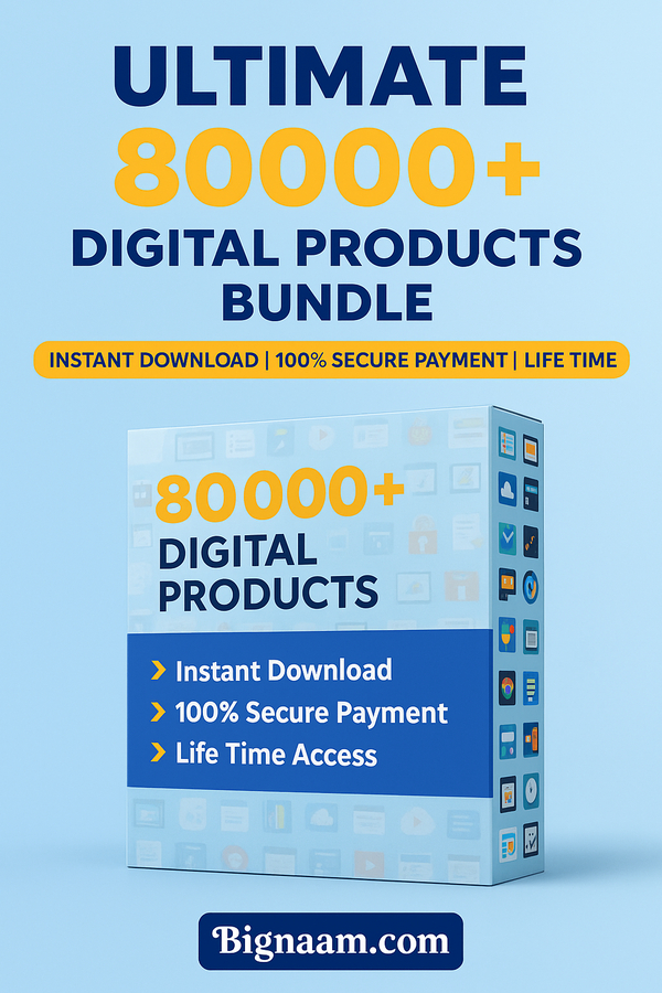 Ultimate 80000+Digital Products bundle