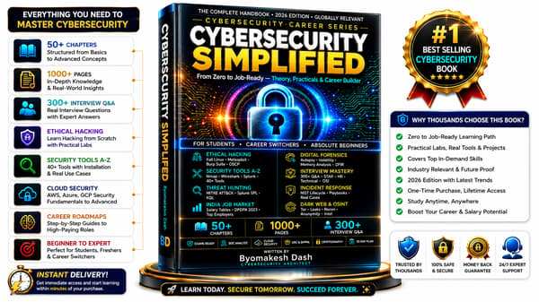 📕 THE ULTIMATE CYBERSECURITY GUIDE : 0 To JOB-READY