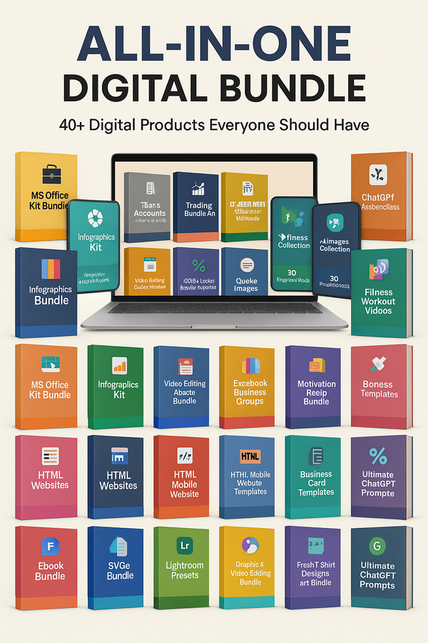 🎁Get 100+ Premium Digital Products in One Power-Packed Bundle