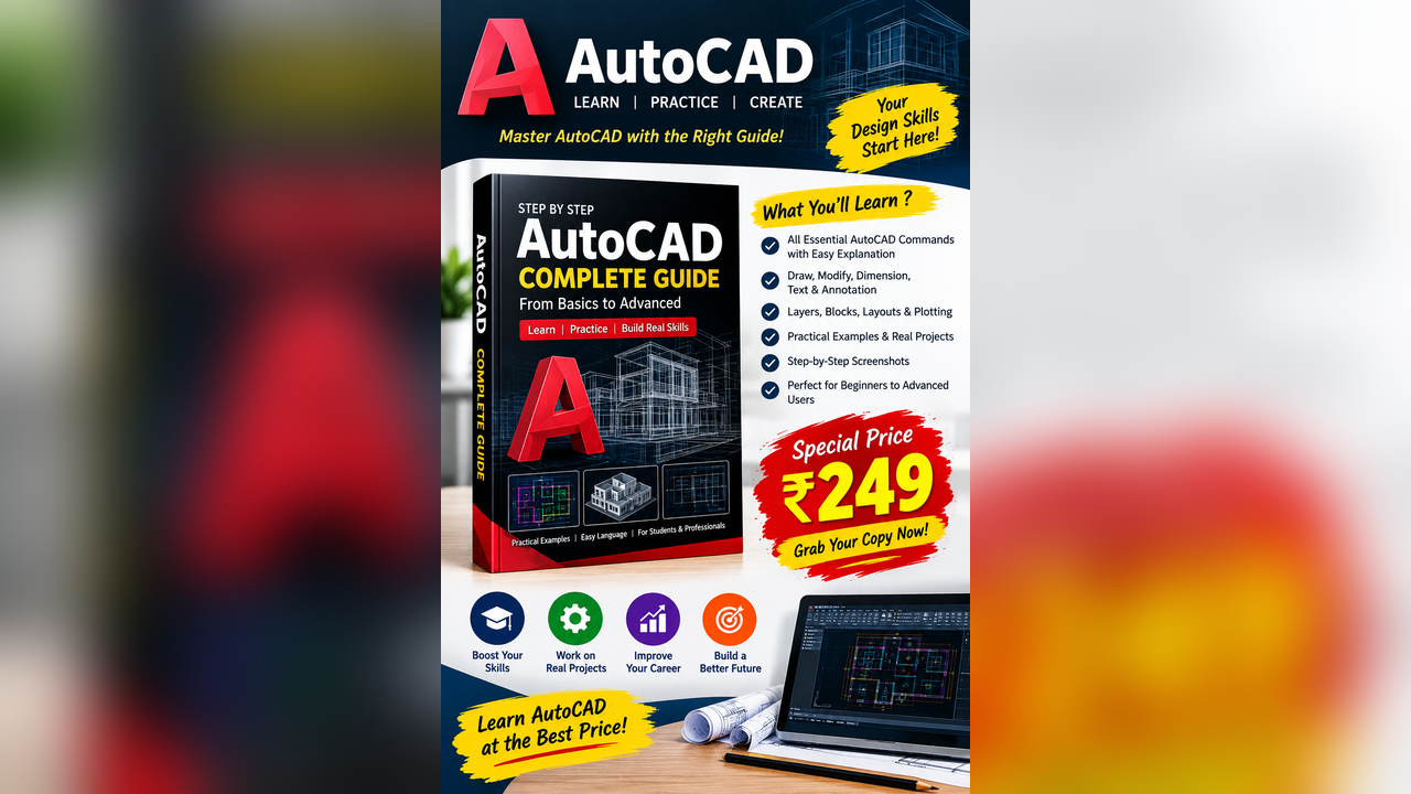 Master AutoCAD 2026 with Complete Command Guide - Image 1