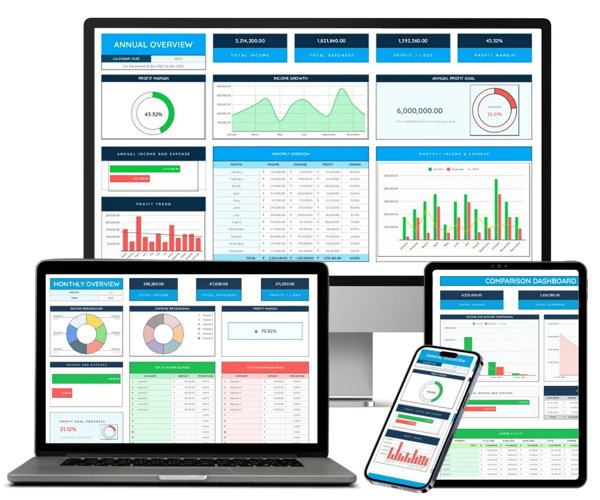 Business Bookkeeping Tracker Sheets