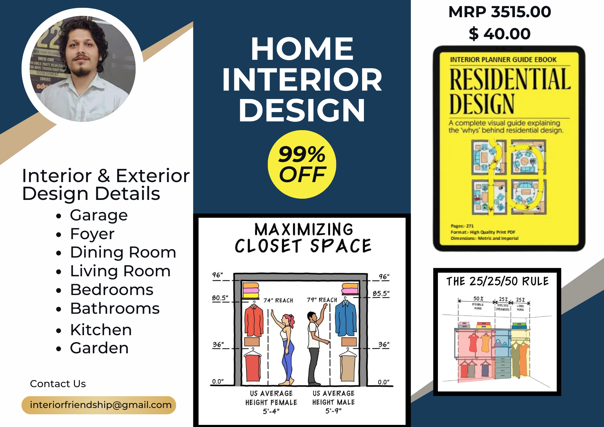 INTERIOR DESIGN PLANNER GUIDE EBOOK RESIDENTIAL DESIGN P1