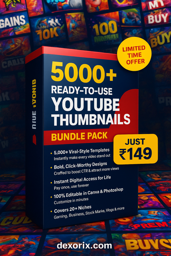 5000+ YouTube Thumbnails Bundle