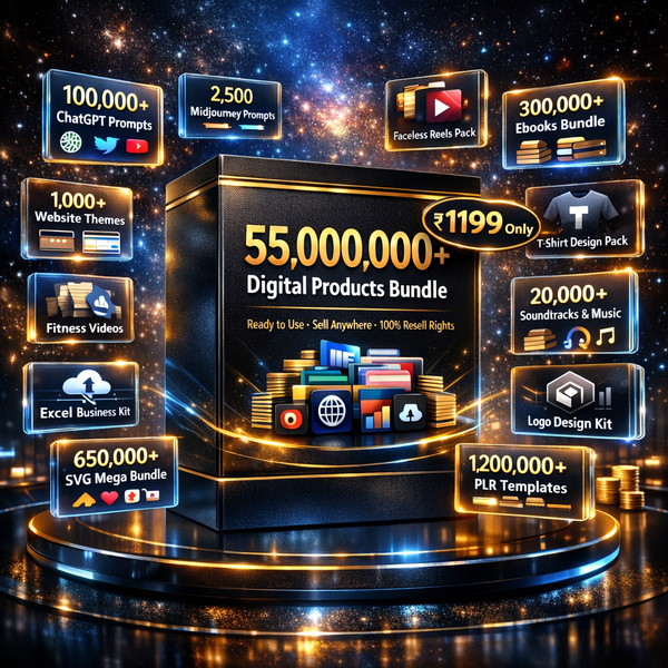 55+ million All in One Digital products