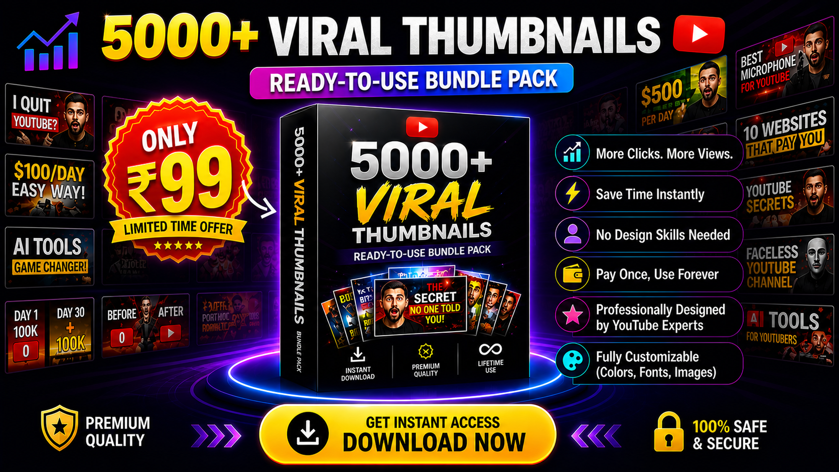 5000+ Viral Thumbnails That Force Clicks
