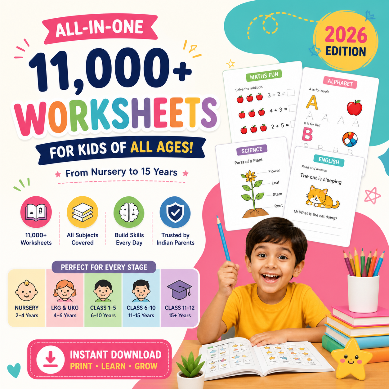 11,000+ Worksheets in One Bundle