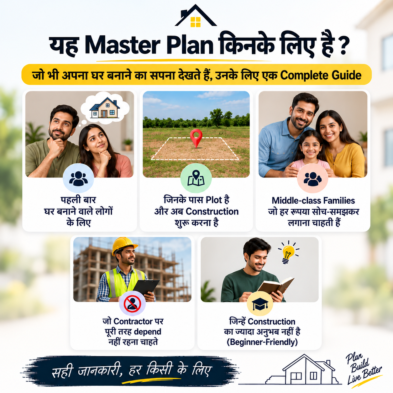 घर बनाने की Planning और Construction Guide