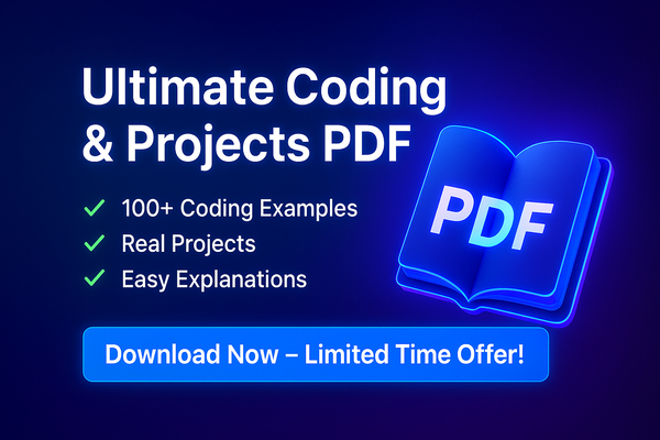 🚀 Ultimate Coding & Project PDF – सीखो, बनाओ और आगे बढ़ो!