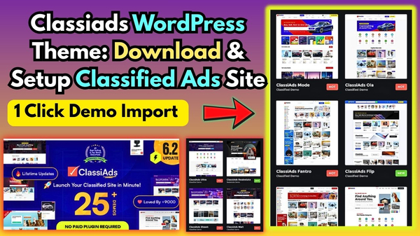 Classiads - Classified Ads WordPress Theme