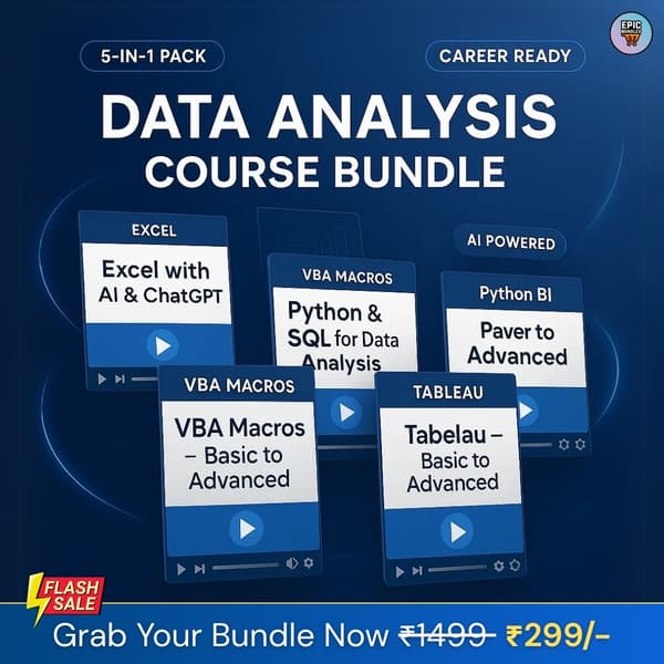 5-in-1 Data Analysis Course Bundle + Bonuses