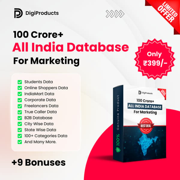 100 Crore+ All India Database Bundle For Marketing