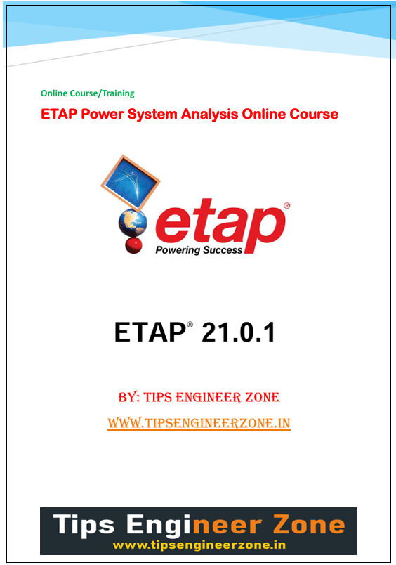 ETAP Power System Analysis Online Course