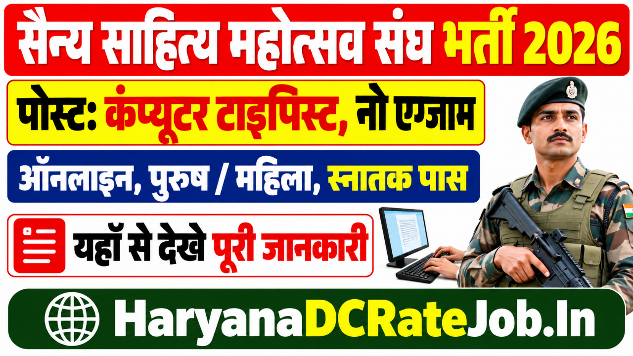 MLF Mohali Computer Typist Vacancy 2026