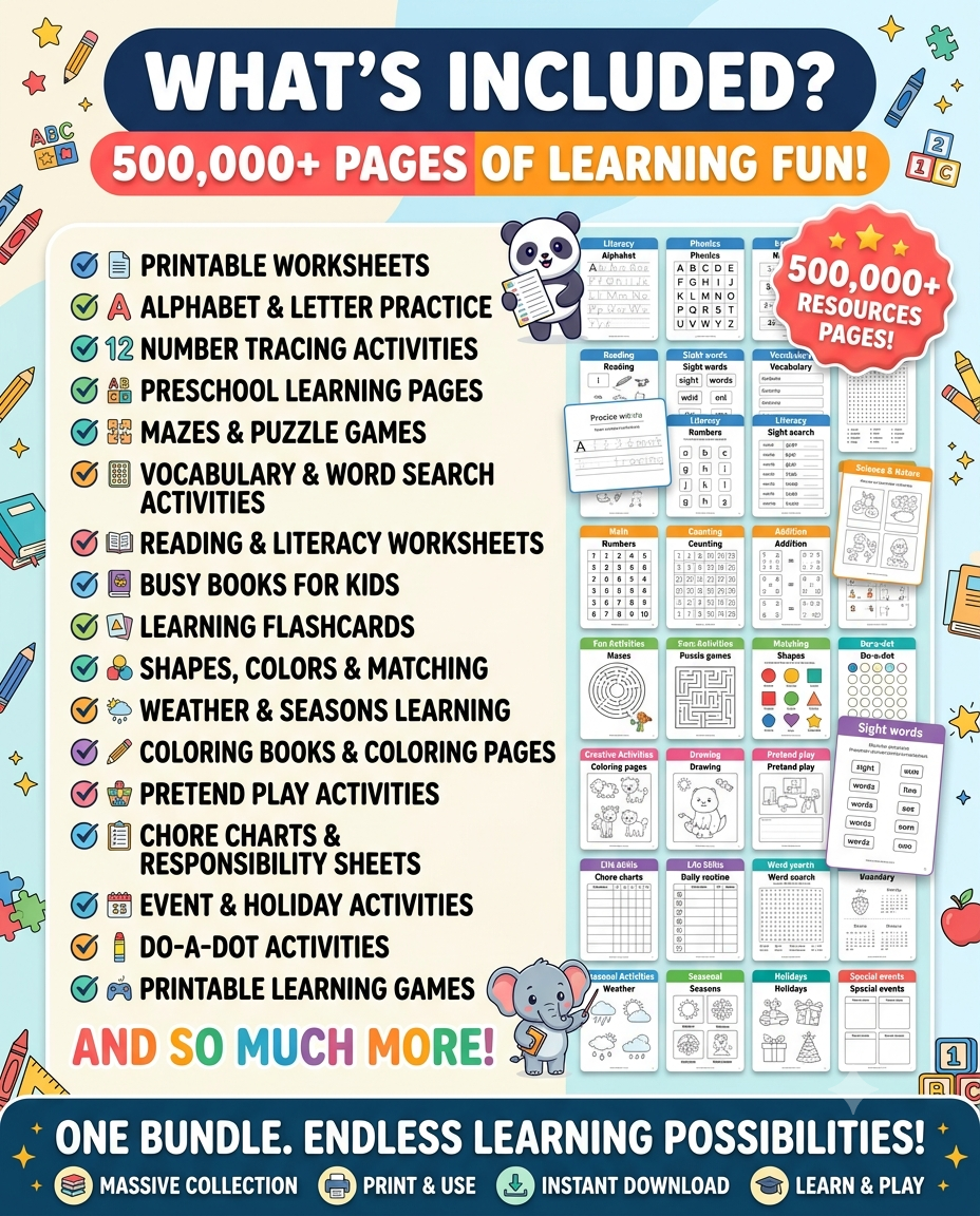 Kids Learning Activities
