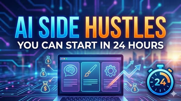 AI Side Hustles You Can Start in 24 Hours