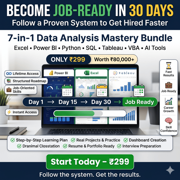 7-in-1 Data Analysis Mastery Bundle