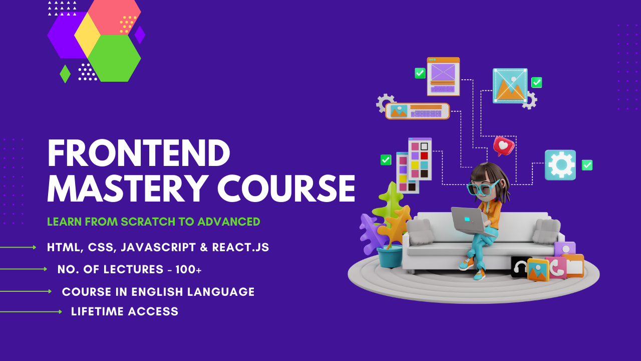 HTML, CSS, JS & REACT JS COURSE