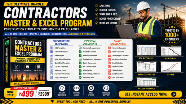 Contractors Master & Excel Program
