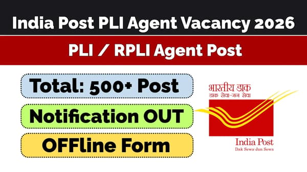 Pli Agent Form.pdf India Post PLI Agent Recruitment 2026 Application Form