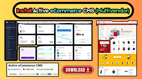 Active eCommerce CMS Free Download – Latest Version [100% Working]