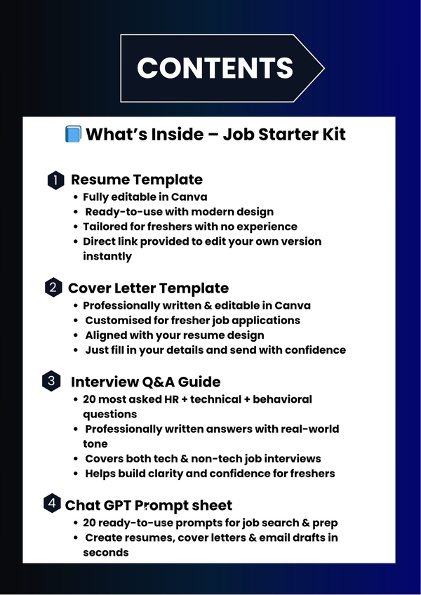 Job Starter Kit