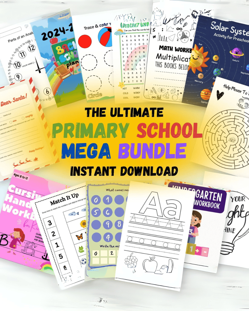 14000+ Kids Worksheets Bundle