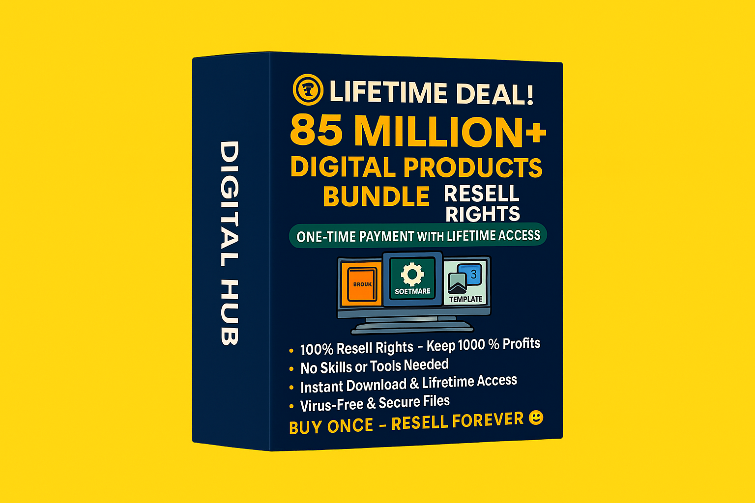 80+ Million Premium Digital Products with Full Resell Rights