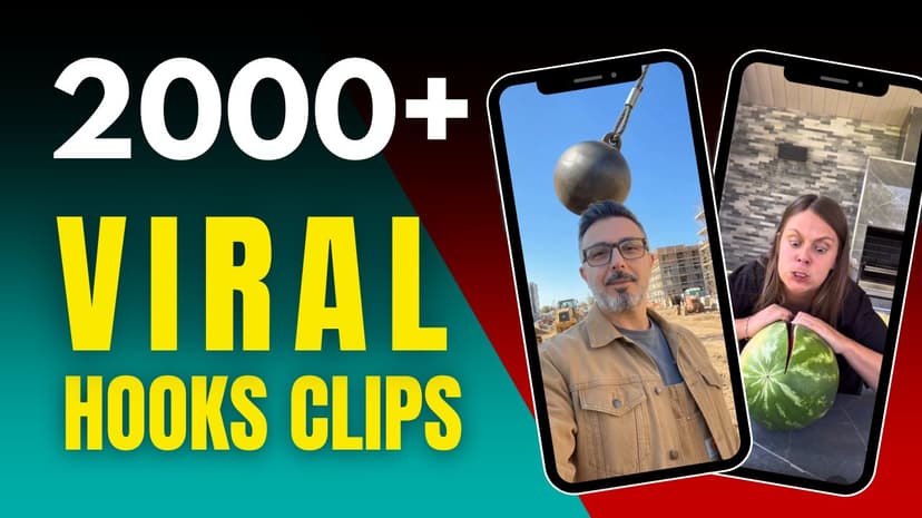 2000+ Viral Hooks Videos Bundle