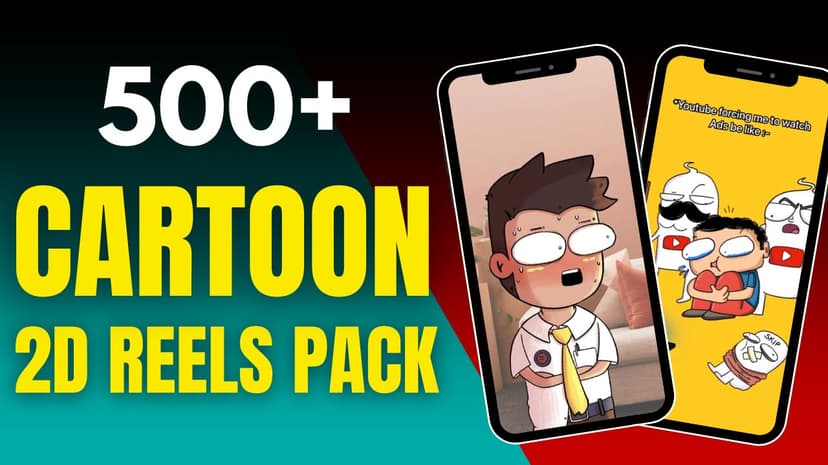 500+ Cartoon Reels Bundle