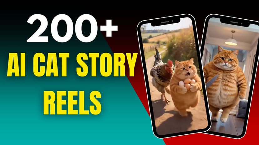 200 AI Cat Stories Reels Bundle