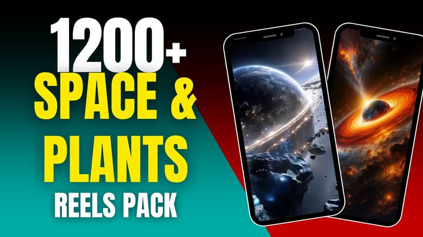 1200+ Space and Planets Reels Bundle