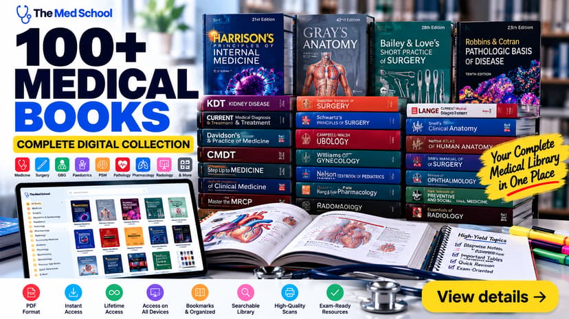 100+ Medical Books — Complete Digital Collection cover