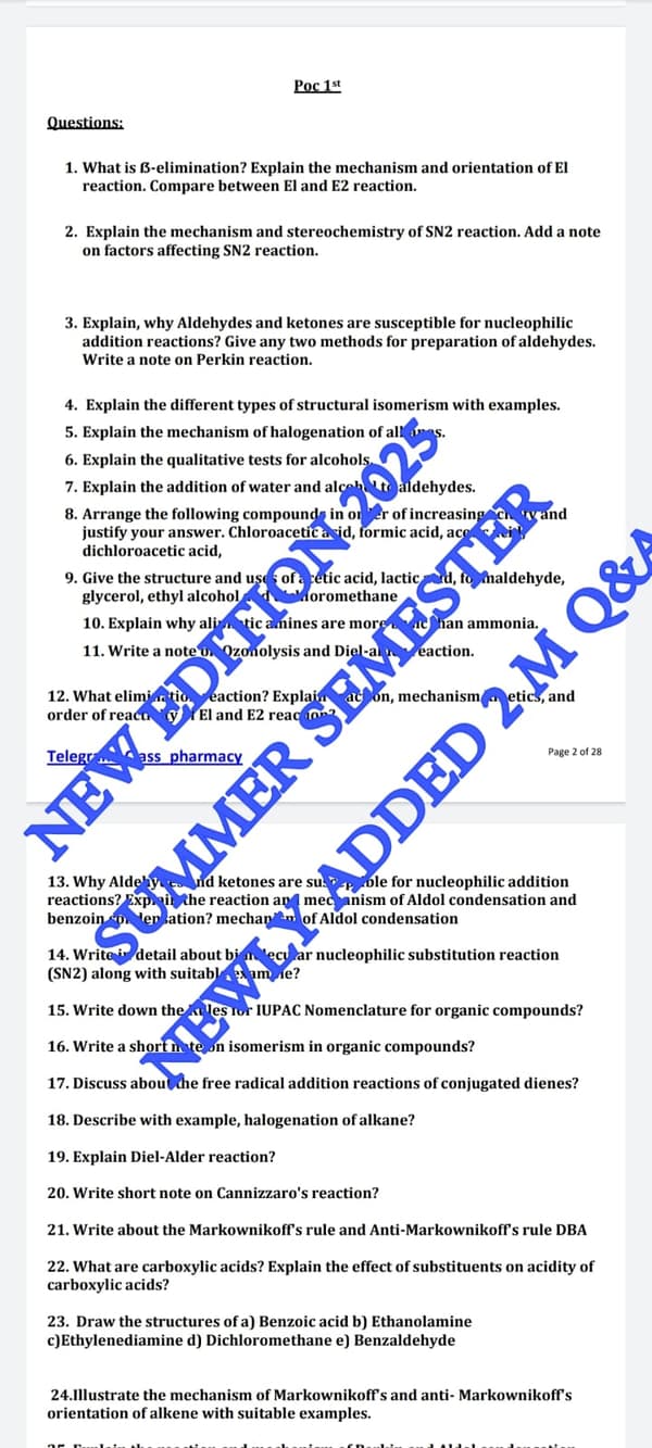 POC I SEMESTER 2 ND IMP QUESTION ANSWERS PDF